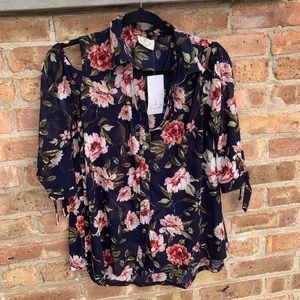 floral blouse